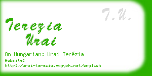terezia urai business card