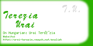 terezia urai business card